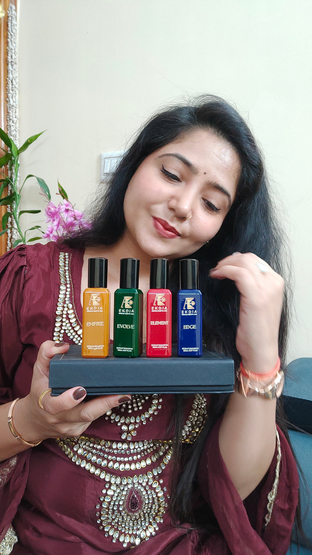 EKDIA Unisex Perfume Gift Set — Evolve, Element, Empire & Edge