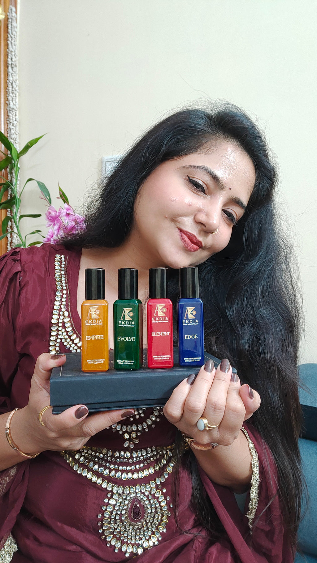 EKDIA Unisex Perfume Gift Set — Evolve, Element, Empire & Edge