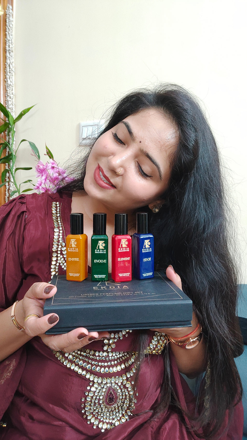 EKDIA Unisex Perfume Gift Set — Evolve, Element, Empire & Edge
