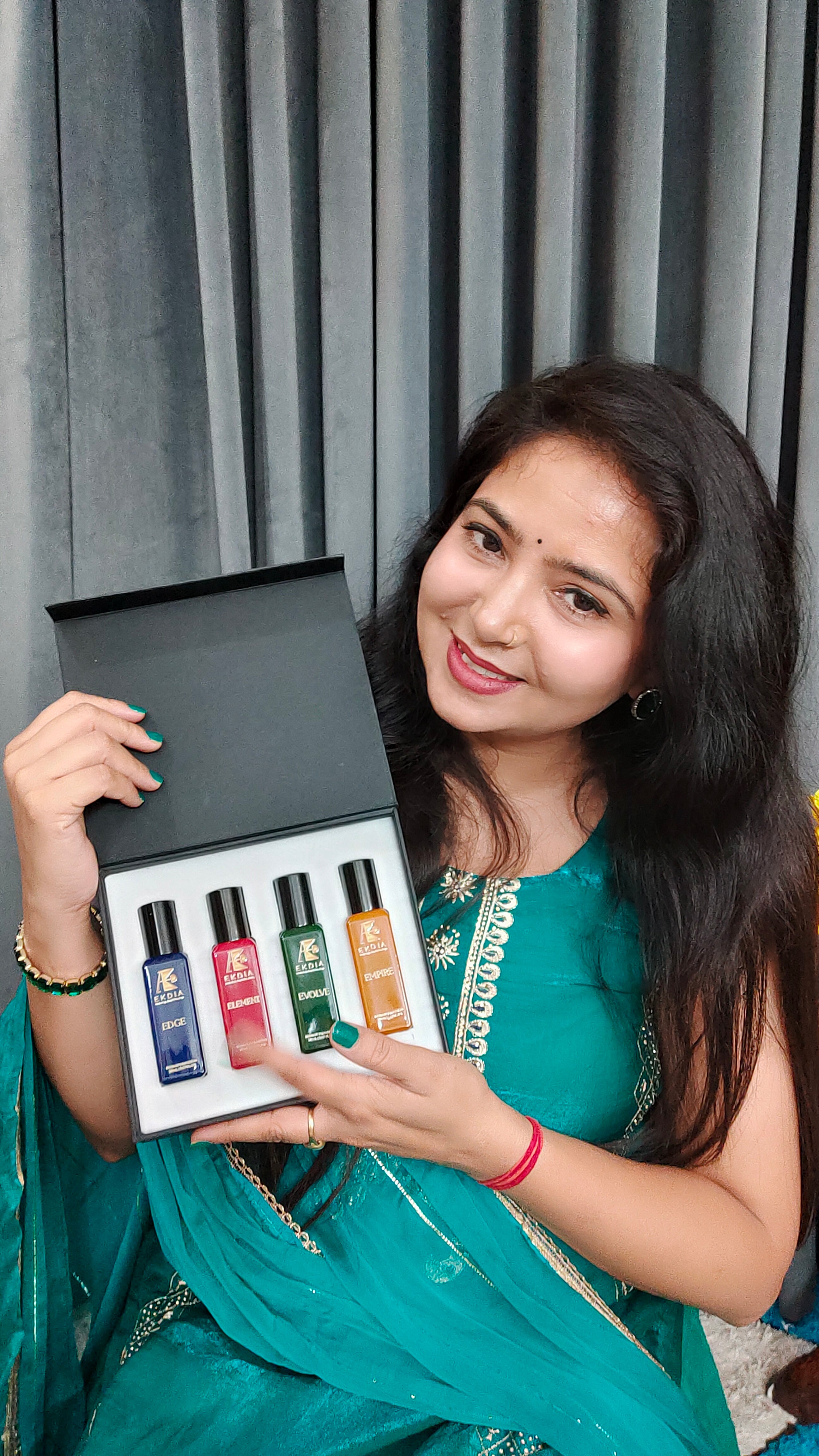 EKDIA Unisex Perfume Gift Set — Evolve, Element, Empire & Edge