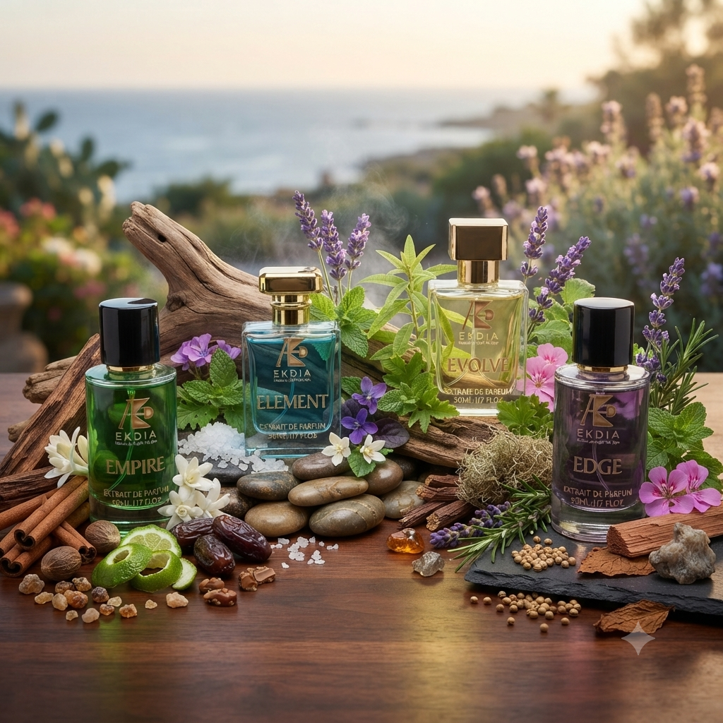 EKDIA Unisex Perfume Gift Set — Evolve, Element, Empire & Edge