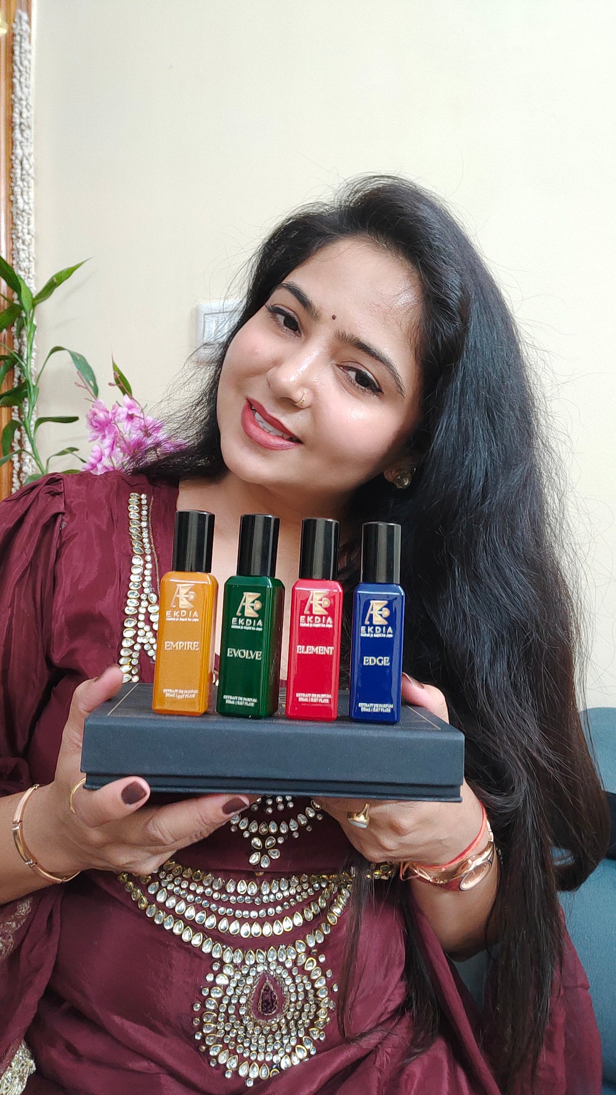 EKDIA Unisex Perfume Gift Set — Evolve, Element, Empire & Edge