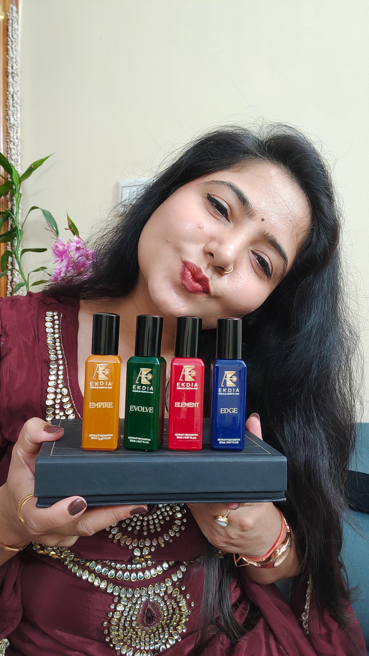 EKDIA Unisex Perfume Gift Set — Evolve, Element, Empire & Edge