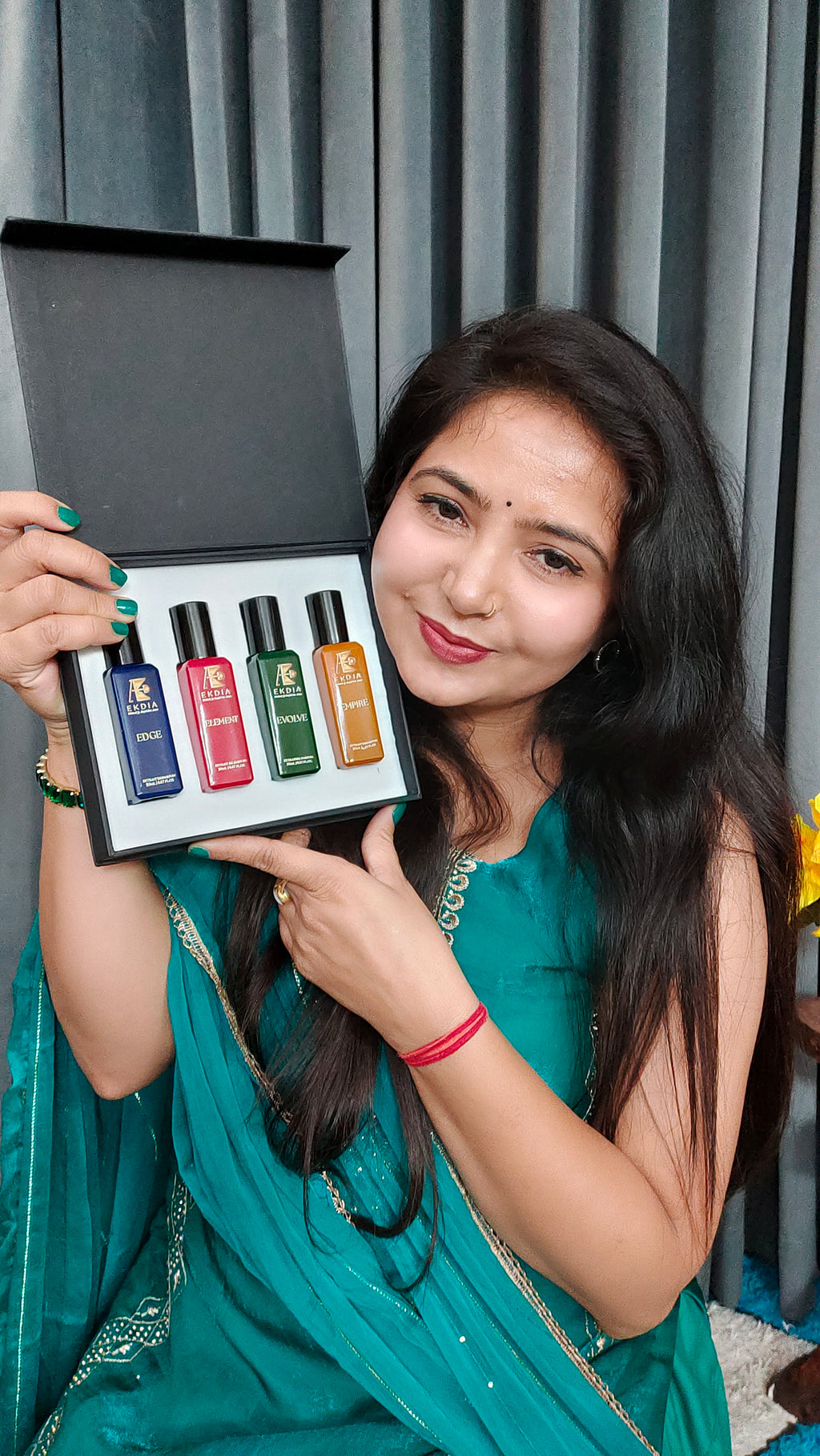 EKDIA Unisex Perfume Gift Set — Evolve, Element, Empire & Edge
